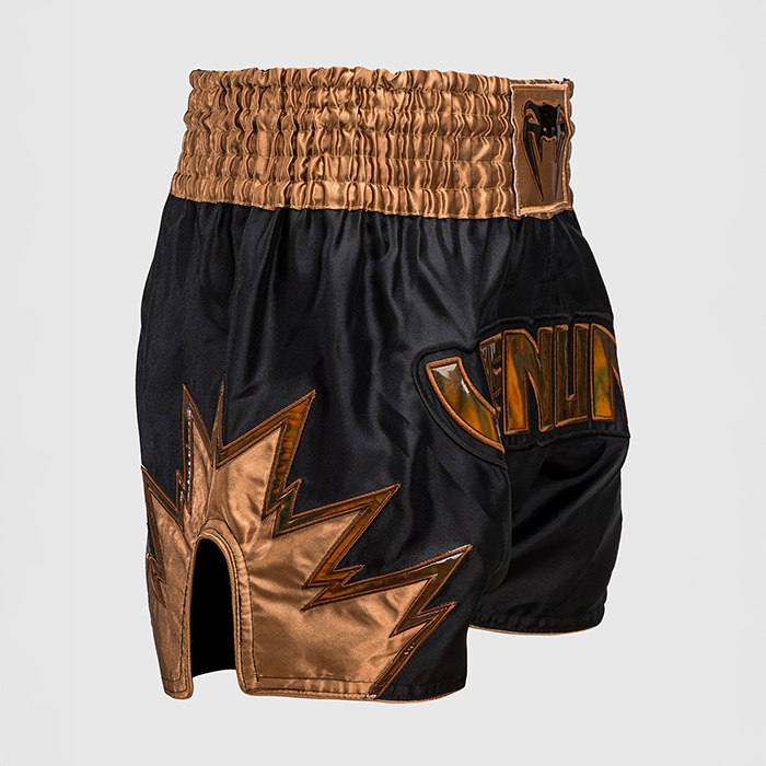 Inferno Muay Thai Shorts Sort Bronze