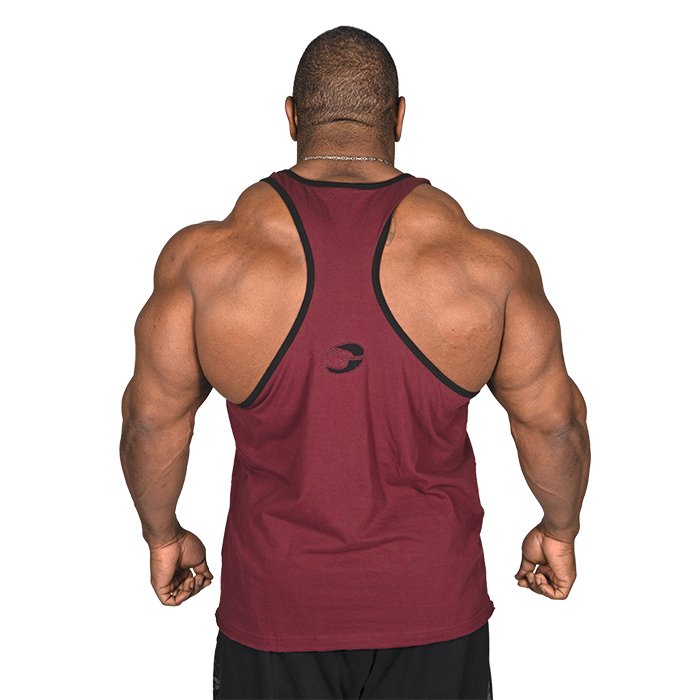 Vintage T-Back Top M&oslash;rker&oslash;d