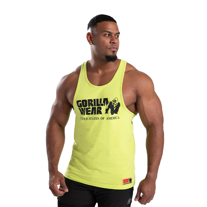Gorilla Wear Classic Tank Top, M, Wild Lime