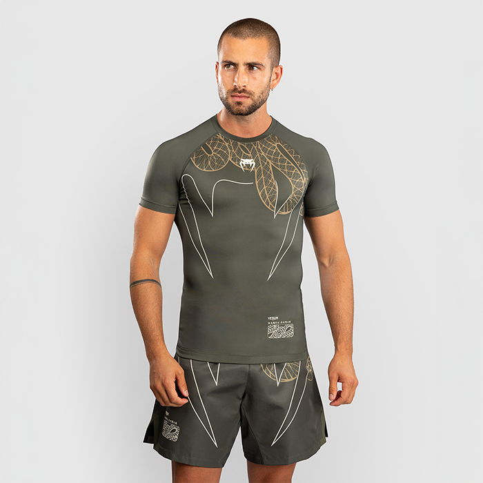Serpenti Rashguard Kortærmet Khaki Bronze Ivory