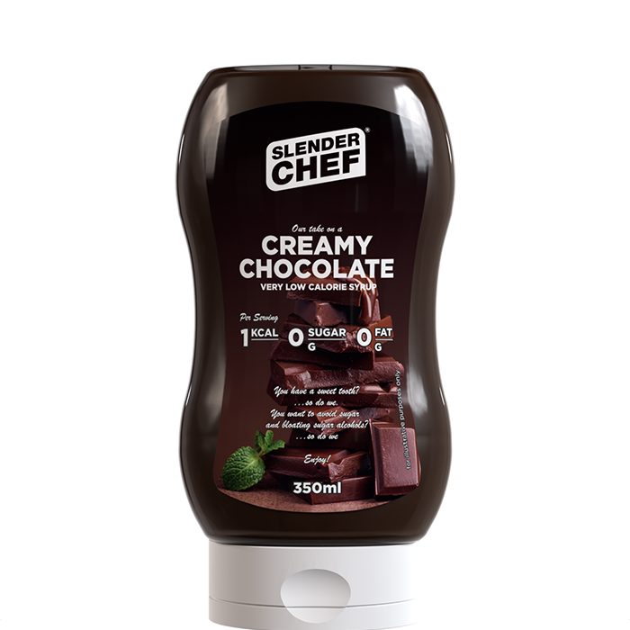 Creamy Chocolate Syrup, 350 ml, Slender Chef