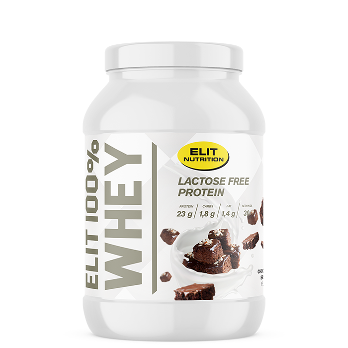 ELIT 100% Valle Laktosefrit Proteinpulver 900 g chocolate_brownie