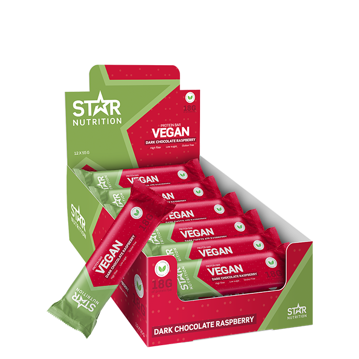12 x Vegansk proteinbar 55 g