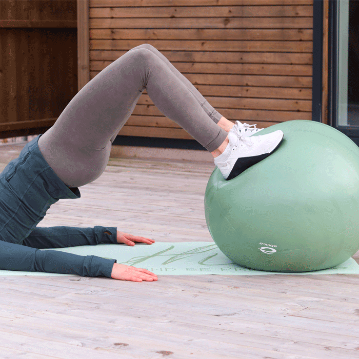 Pilates bold 65 cm Gr&oslash;n