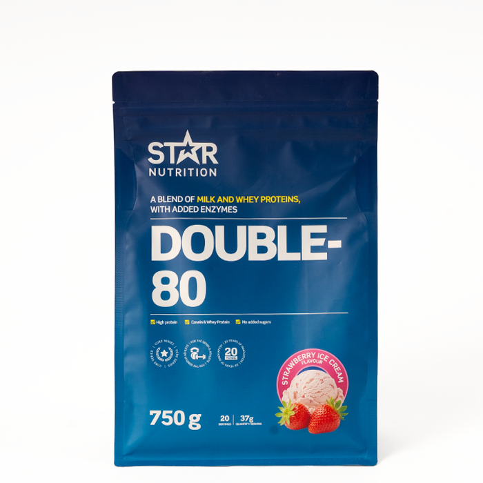 Double-80 Proteinpulver 750 g strawberry_icecream
