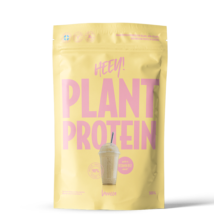 Heey! Vegan Plant Protein + Vitamin B12 Vanilla (500 g)