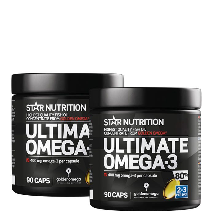 2 x Ultimate Omega-3 80% 90 kapsler