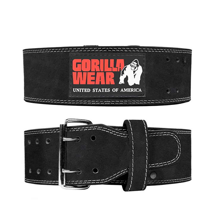 4 Inch Powerlifting Belt, black, small/medium
