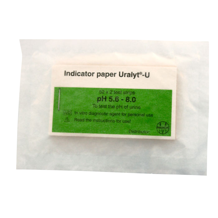 Indikatorpapir pH Spyt og Urin