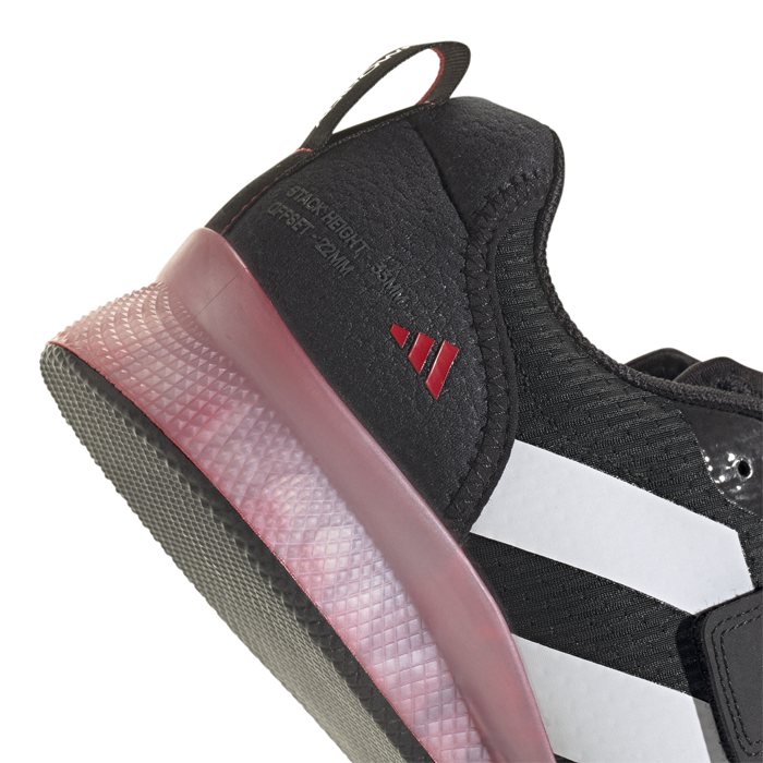 Adipower Weightlifting 3 Sko Sort Hvid/R&oslash;d