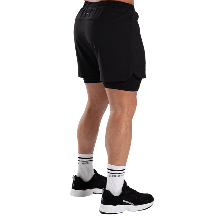 Cortez 2-In-1 Shorts, Black
