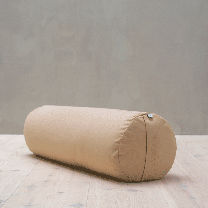 Bolster Yoga Pude Beige