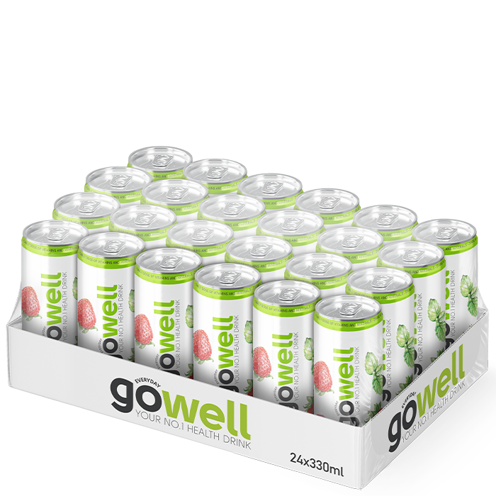 24 x GoWell Functional Drink kasse 33 cl