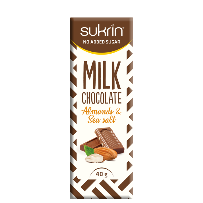 Mælkchokolade med Mandler og Havsalt