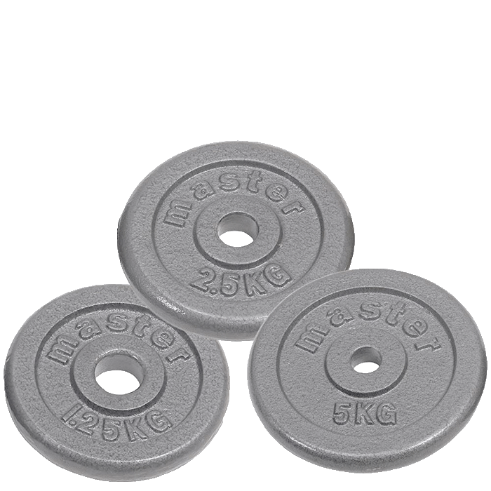 Vægtplademetal, 25 mm, 2 x 1,25 kg