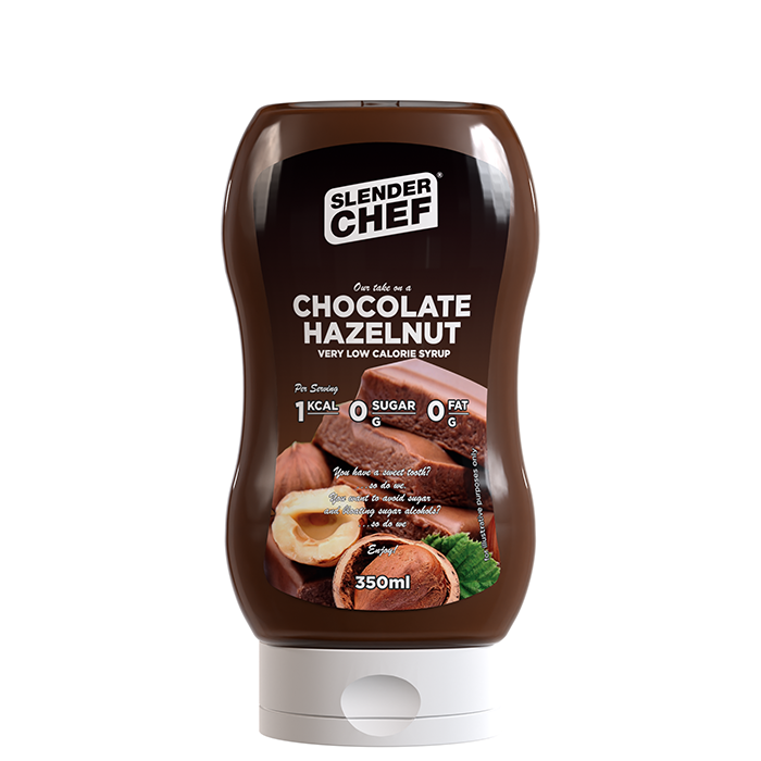 Chocolate Hazelnut Syrup, 350 ml, Slender Chef