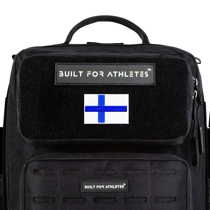 Built for Athletes Flag Patch Finland