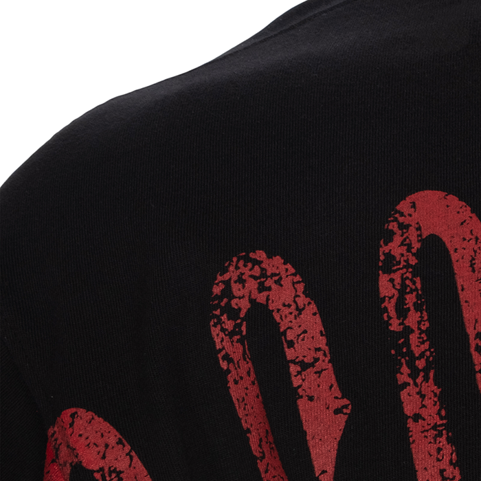 NC T-shirt Sort R&oslash;d