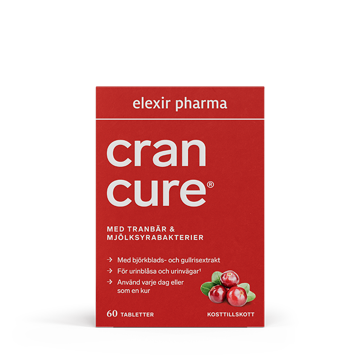 Cran Cure® Tranebær + Mælkesyrebakterier 60 tabletter