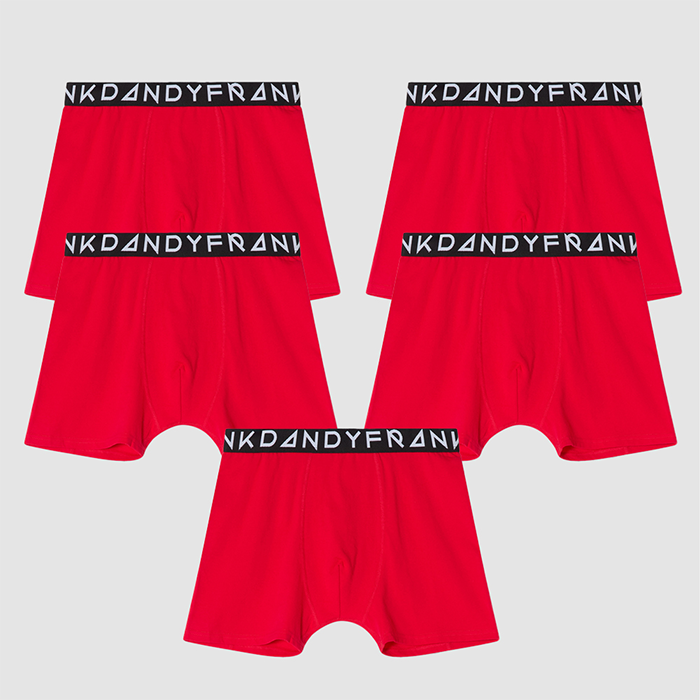 Boxershorts 5 pack R&oslash;d