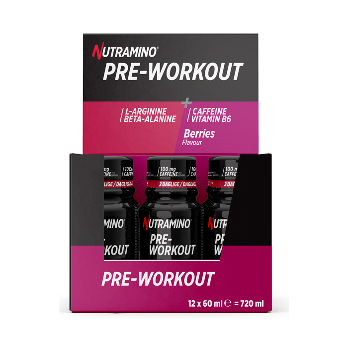 12 x Nutramino PWO Shot, 60 ml