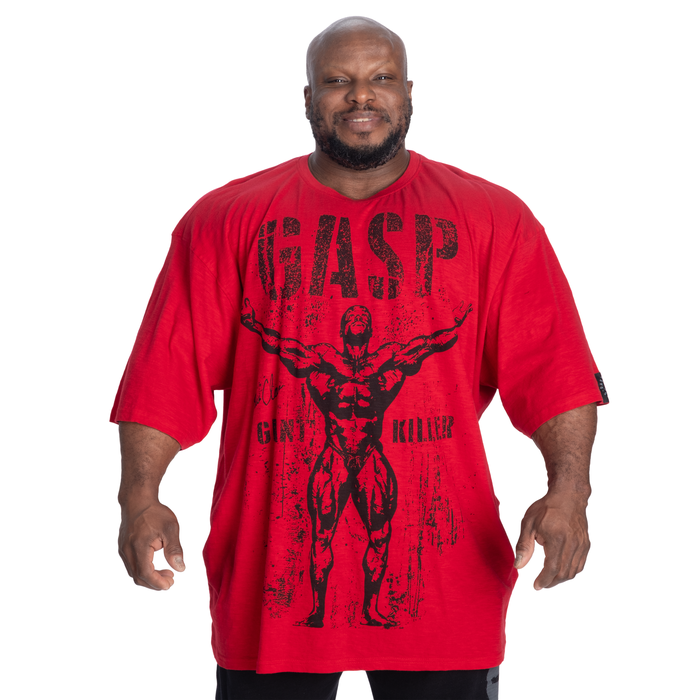 GK Slub Iron Tee, Washed Chili Red