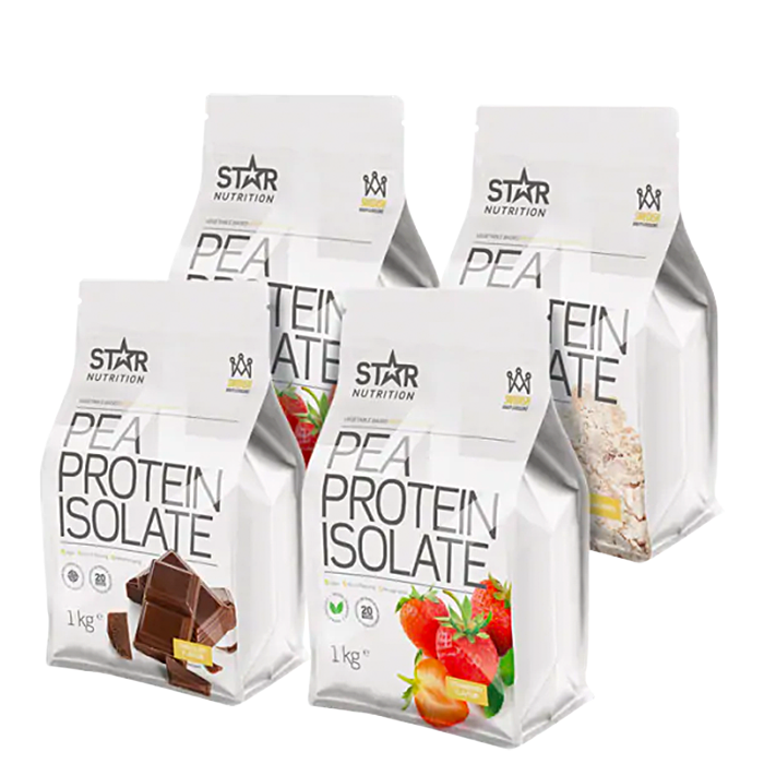 Mix&Match: 4 x Ærteproteinisolat Ærteproteinisolat 1 kg