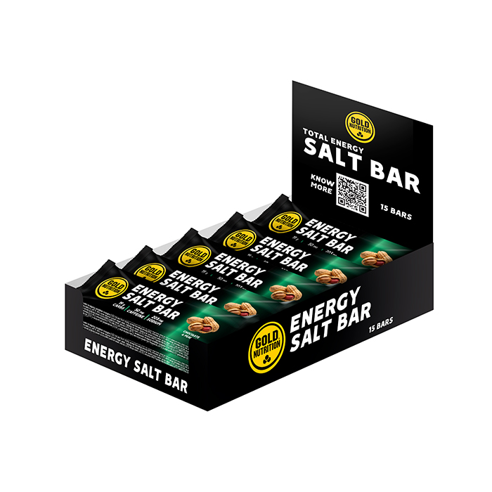 15 x Total Energy Salt Bar 40 g Choco & Peanut Kort datum Choco & Peanut
