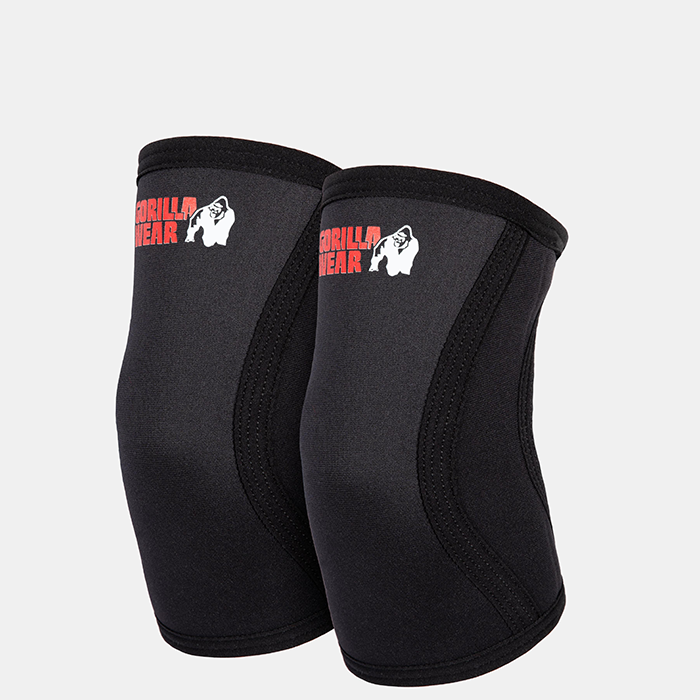 Gorilla Wear 3 mm Elbow Sleeves, L, Black