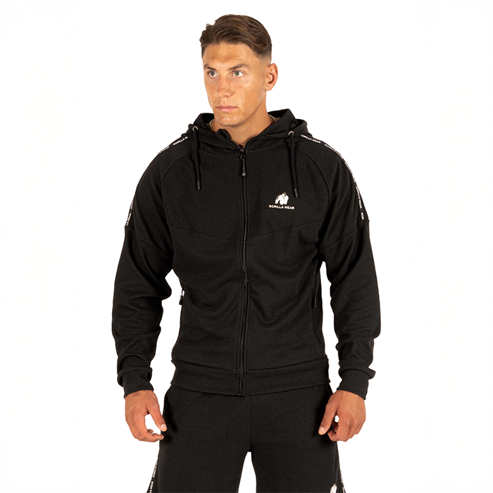 Harvey Hooded Jakke Sort