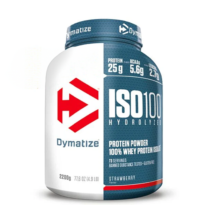 Iso-100 Valleproteinisolat 2,2 kg strawberry