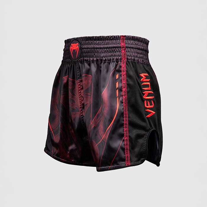 Venum Spectre Muay Thai Shorts Sort Rød
