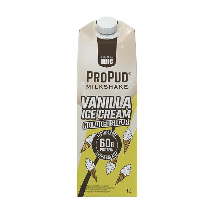 ProPud Big Protein Milkshake, Vanilla Ice Cream, 1 L