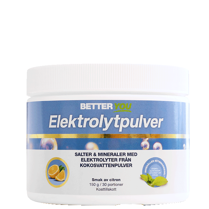 Better You Elektrolytpulver, Citron, 150 g
