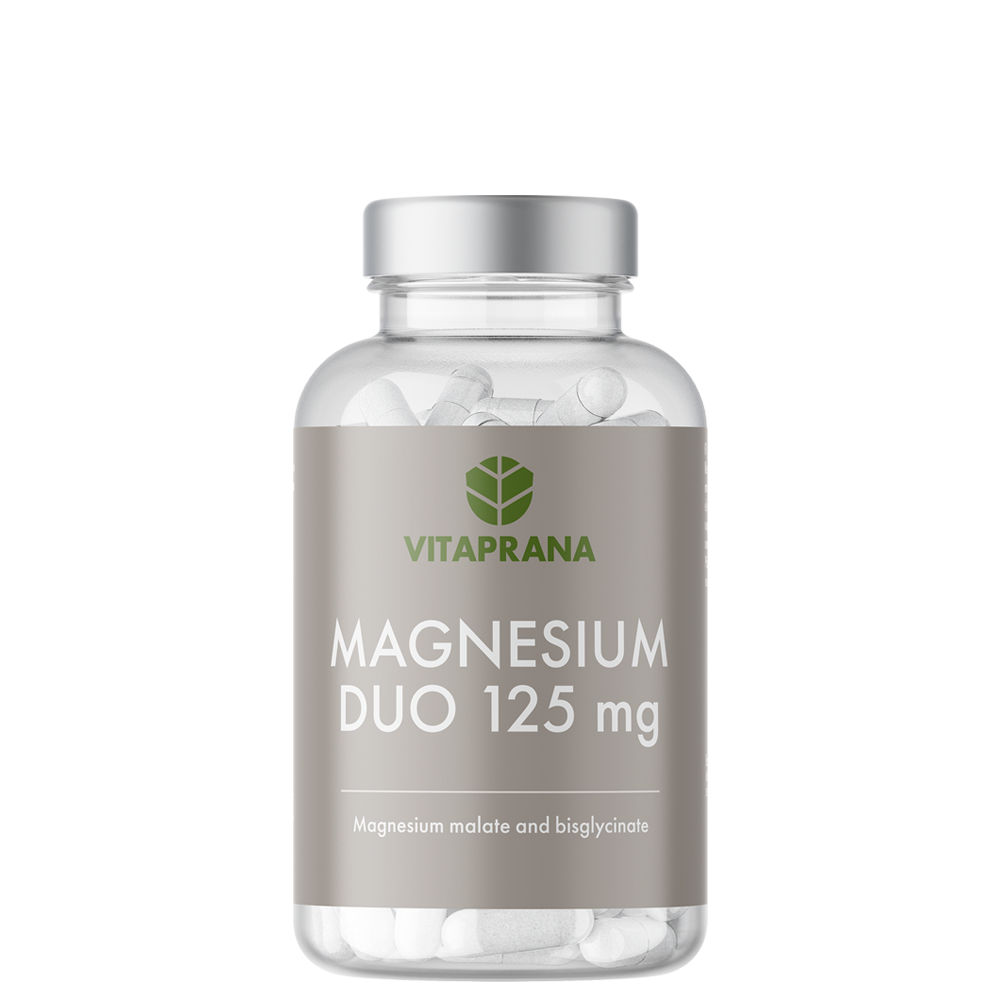 Magnesium Duo 125 mg 100 kapsler billede