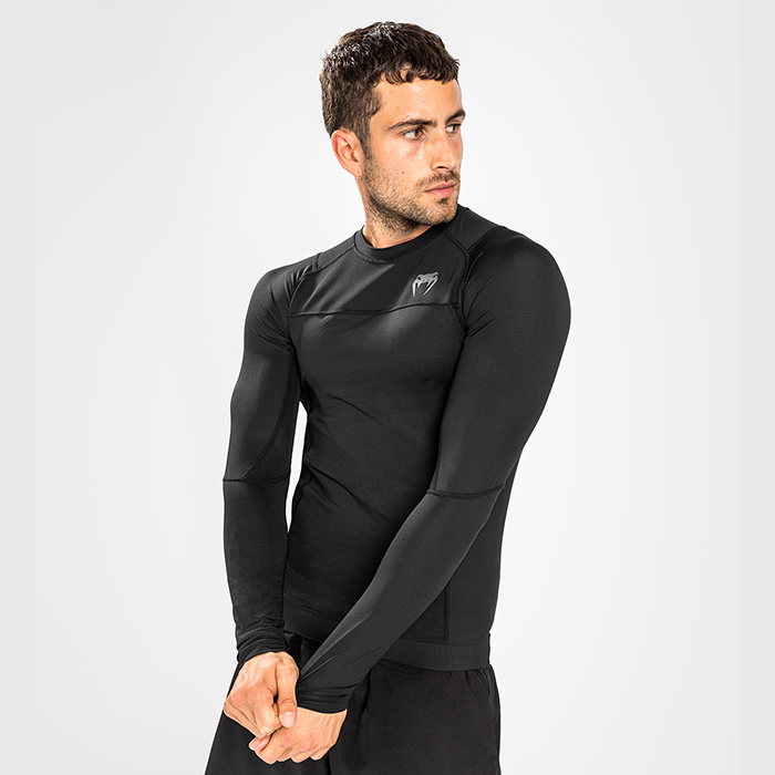 G-Fit Air Rashguard Lang&aelig;rmet Sort