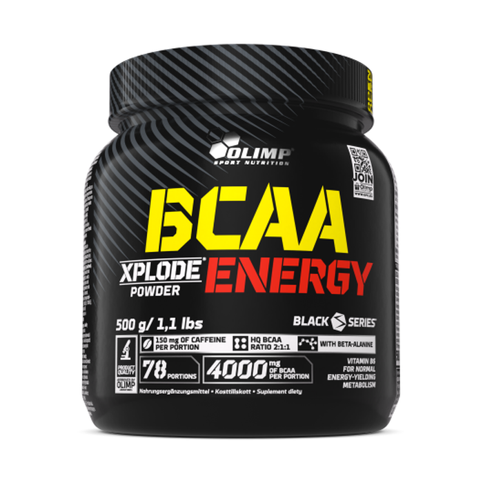 Olimp Nutrition - BCAA Xplode Energy, Fruit Punch - 500g
