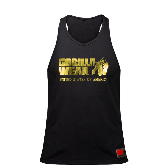 Classic Tank Top, Black/Gold
