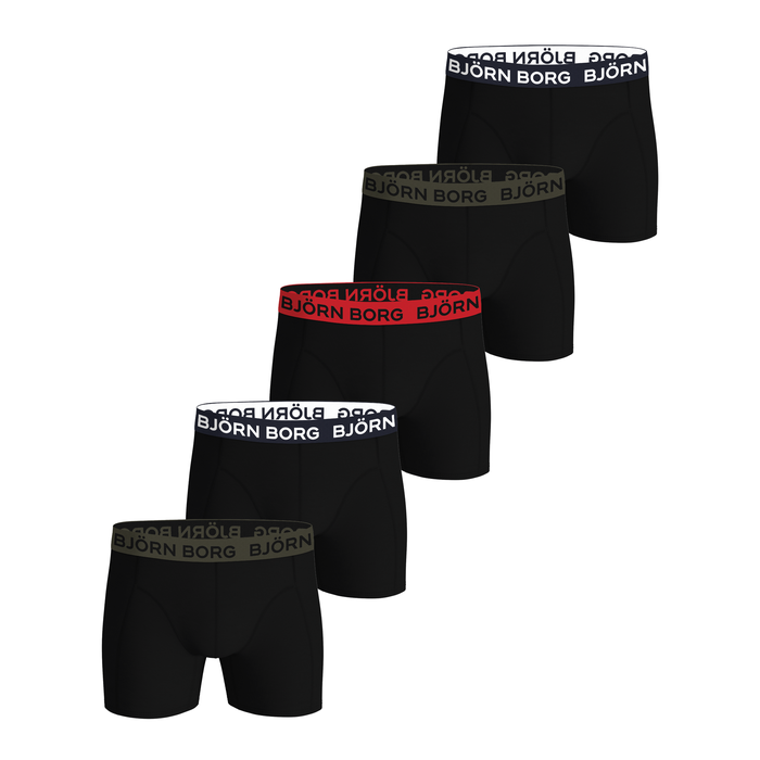 COTTON STRETCH BOXER 5p, MULTIPACK 2