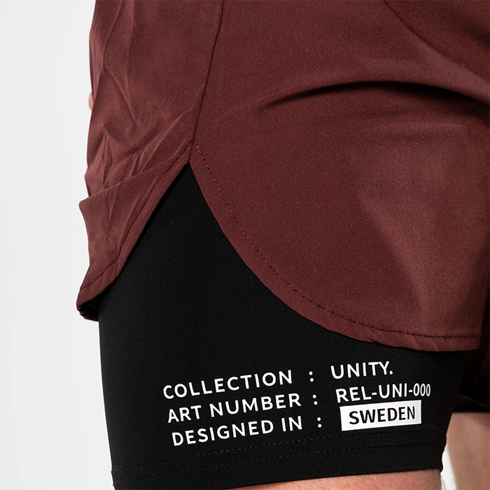 Unity Tr&aelig;ningsshorts Vinr&oslash;d