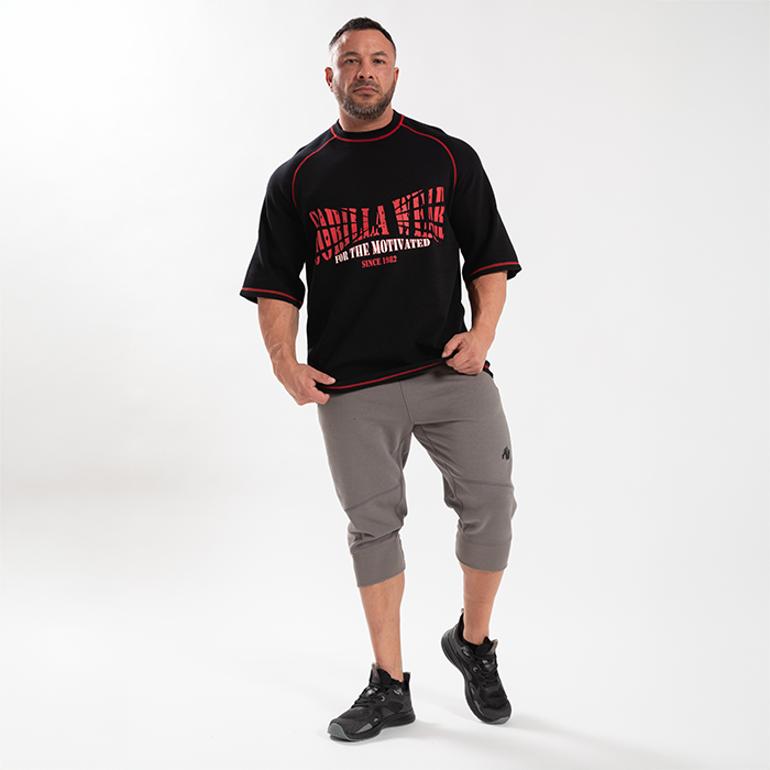 Finley Oversized T-shirt Sort R&oslash;d