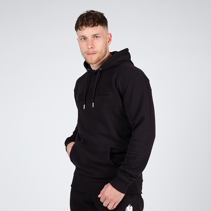 Crowley Oversized Men's Hoodie, Black