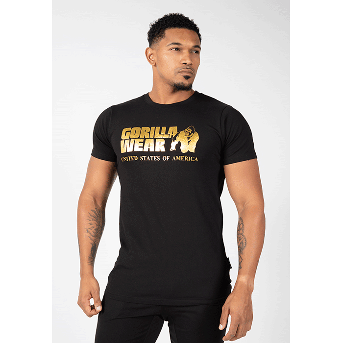 Classic T-Shirt, black/gold, xlarge