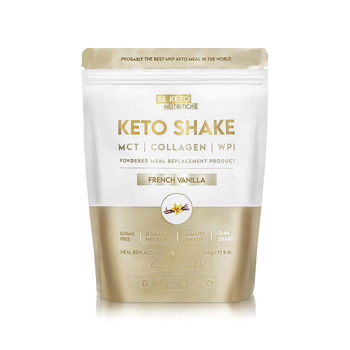 BeKeto KETO Shake, French Vanilla, 500 g