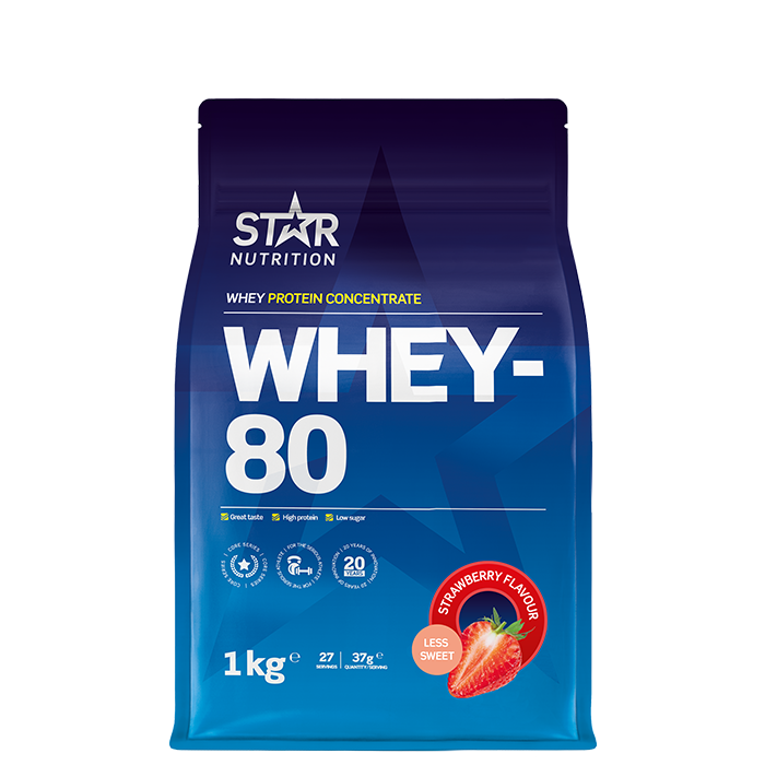 Whey-80 Valleprotein 1 kg
