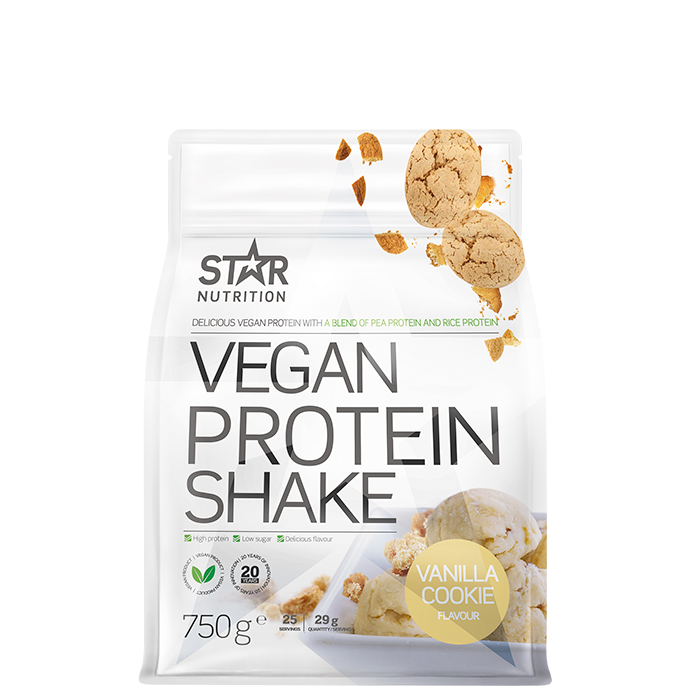 Vegansk proteinshake Vegansk proteinpulver 750 g