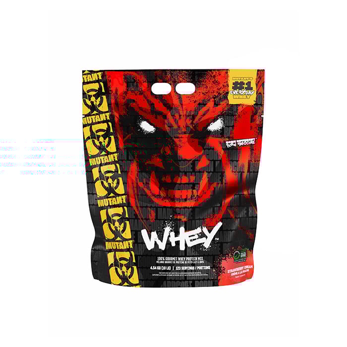 Mutant Whey, Strawberry Cream, 4,5 kg