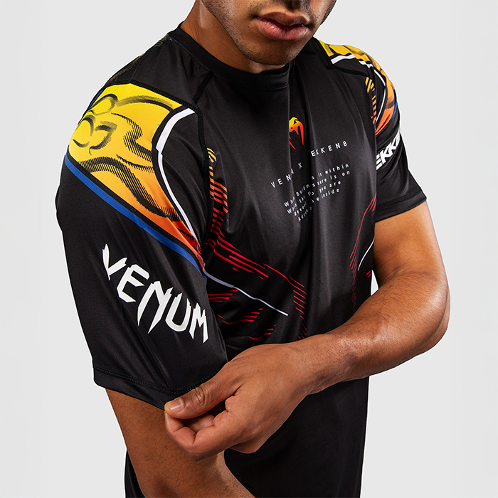 Venum x TEKKEN 8 Dry-Tech T-shirt Yoshimitsu Sort Orange