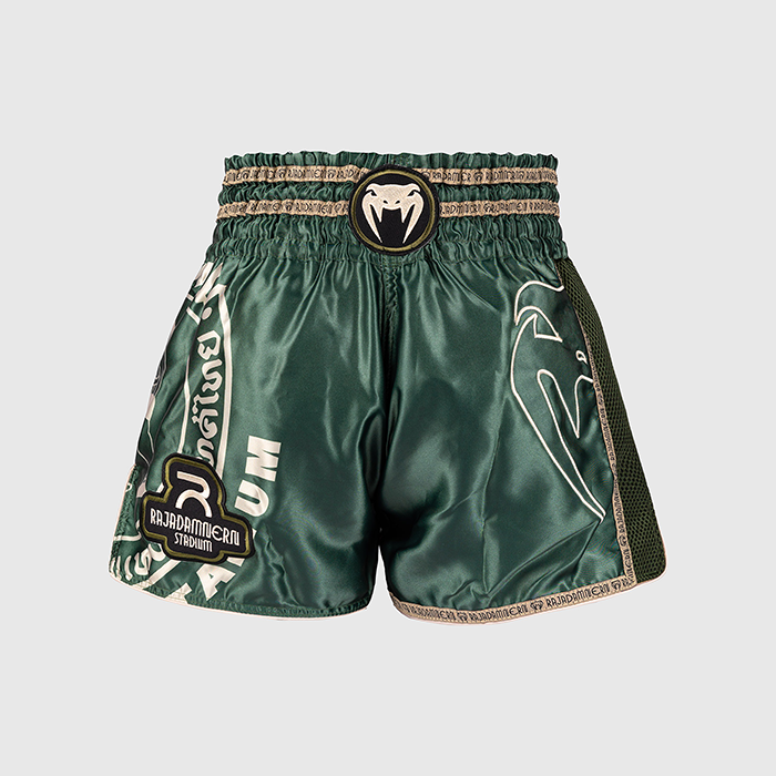 Venum Rajadamnern Muay Thai Shorts Gr&oslash;n