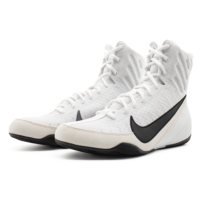 Nike Machomai 3 Boksesko Hvid Sort